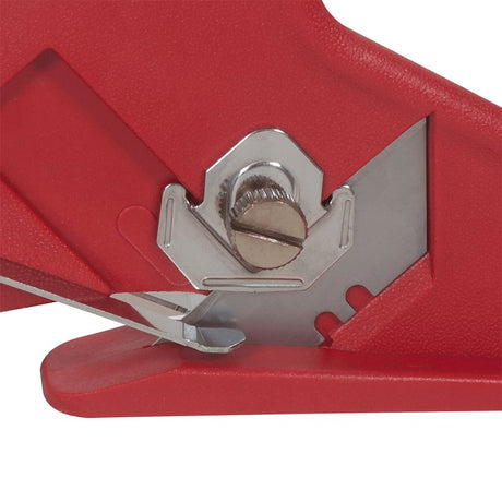 Roberts 10-154-3 Universal Seam Cutter, Slotted Blade, Steel Blade, Red Handle