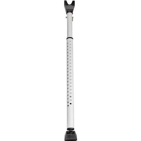 Master Lock 265DCCSEN Door Security Bar, 27-1/2 to 42 in L, 3-3/4 in W, Steel, Black/White, Matte