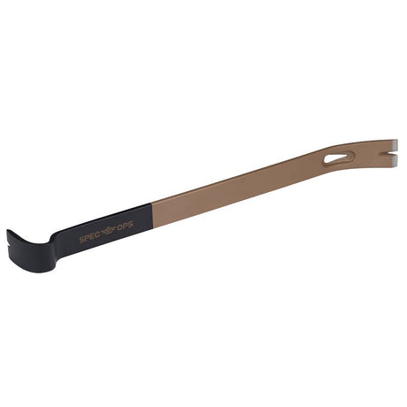 Spec Ops SPEC-D21BAR Flat Pry Bar, 21 in L, Precession Honed Tip, HCS, Black/Flat Dark Earth