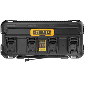 DEWALT DCB1404 Multi-Port Charger, 12 V, 2, 4 Ah, 15 A Charge, 32, 67 A Charge, 4-Battery, Battery Included: No