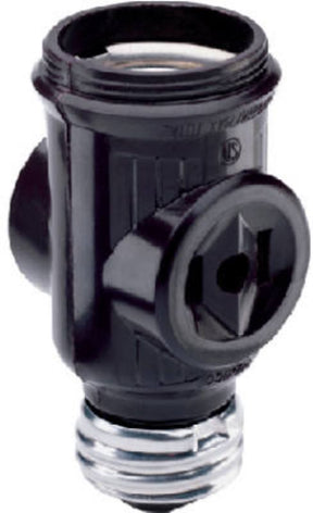Legrand 1403CC10 Keyless Lamp Holder, 660 W, Brown