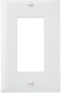 Pass & Seymour TradeMaster TP Series TP26WCP10 Wallplate, 4-11/16 in L, 15/16 in W, 1-Gang, Nylon, White, Matte