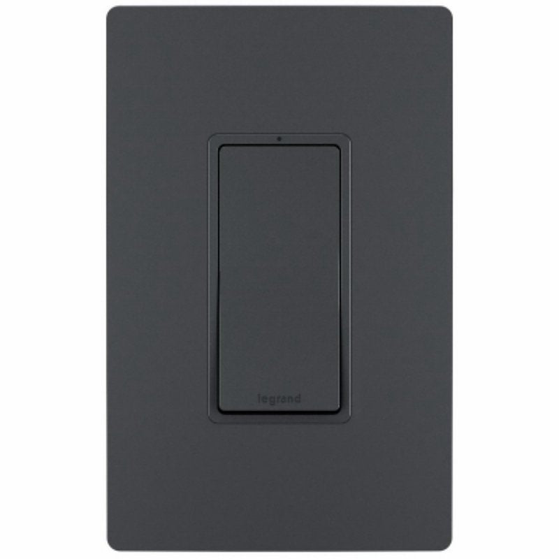 Pass & Seymour radiant TM870GCC10 Decorator Paddle Switch, 15 A, 120/277 V, Back Wire, Push Wire, Side Wire Terminal