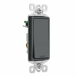 Pass & Seymour radiant TM870GCC10 Decorator Paddle Switch, 15 A, 120/277 V, Back Wire, Push Wire, Side Wire Terminal