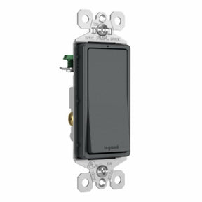 Pass & Seymour radiant TM870GCC10 Decorator Paddle Switch, 15 A, 120/277 V, Back Wire, Push Wire, Side Wire Terminal