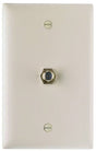 Pass & Seymour TradeMaster TP Series TPCATVLACC12 Wallplate, 4.7 in L, 2.94 in W, 1-Gang, 1-Port, Steel, Light Almond
