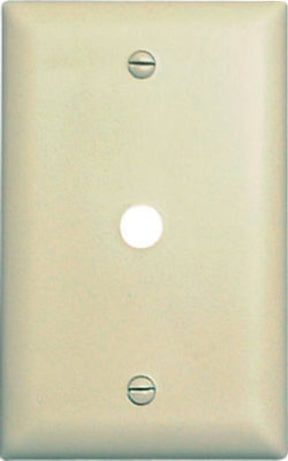 Pass & Seymour TradeMaster TP Series TP11ICC15 Wallplate, 4.7 in L, 2.94 in W, 1-Gang, Nylon, Ivory