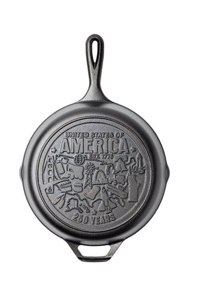 Lodge L8SKA250 Seasoned Skillet, 10-1/4 in Dia, Iron, Black, Non-Stick: Yes, Dishwasher Safe: No