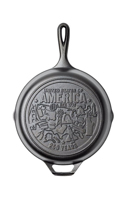 Lodge L8SKA250 Seasoned Skillet, 10-1/4 in Dia, Iron, Black, Non-Stick: Yes, Dishwasher Safe: No