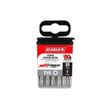 Diablo DT151P25 Drive Bit, #15 Drive, Torx Drive, 1/4 in Shank, Hex Shank, 1 in L