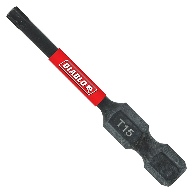 Diablo DT152P5 Drive Bit, #15 Drive, Torx Drive, 1/4 in Shank, Hex Shank, 2 in L