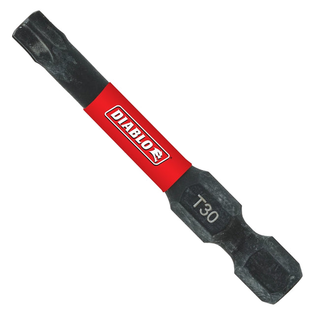 Diablo DT302P1 Drive Bit, #30 Drive, Torx Drive, 1/4 in Shank, Hex Shank, 2 in L