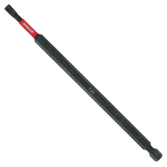 Diablo DT206P1 Drive Bit, #20 Drive, Torx Drive, 1/4 in Shank, Hex Shank, 6 in L