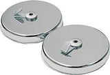 Magnet Source 07254 Ring Magnetic Hook, Ceramic, Chrome, 1 -Hook, 35 lb