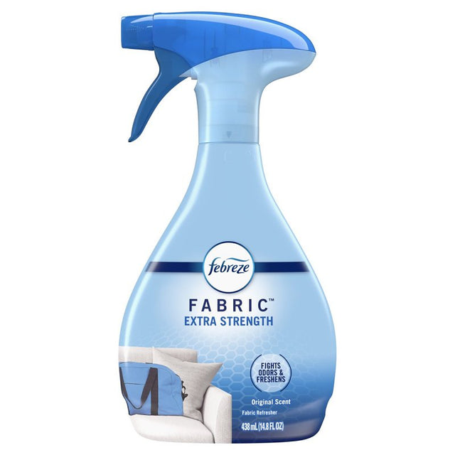 febreze 08858 Extra-Strength Fabric Refresher, 14.8 fl-oz, Liquid, Original, Clear