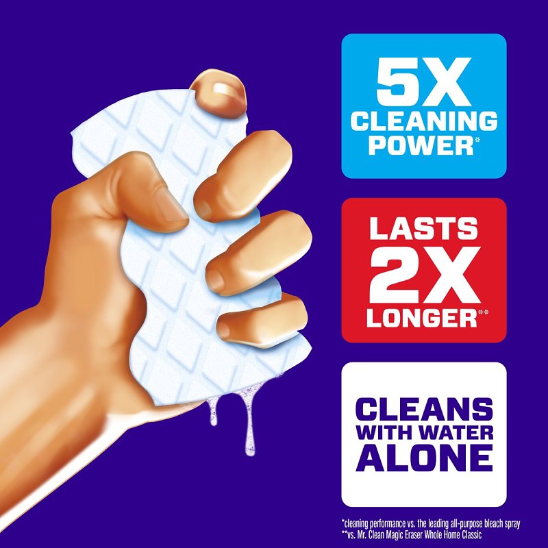 Mr Clean Magic Eraser 030772228750 Whole Home Extra Durable Sponge