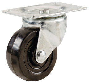 Shepherd Hardware 9480 Swivel Caster, 4-1/8 x 5 in Plate, 4.5 in L x 4.1 in W x 5.8 in H Dimensions, 4 in Dia Wheel