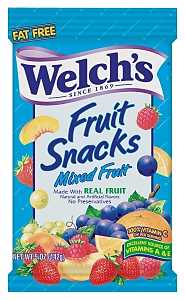 Welch's WMF12 Fruit Snack, Mixed Fruit, 5 oz Bag, Pack of 12