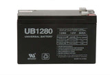 Universal Power Group UB1280 8 Ah 12 V Lead Acid Battery, Pack of 2