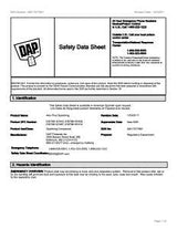 DAP 18744 Spackling Paste White, White, 7 fl-oz Tube