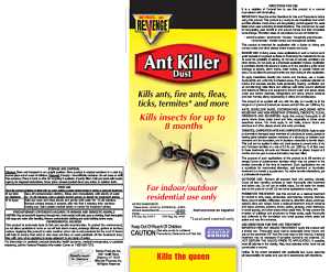 Revenge 45502 Ant Killer Dust, Solid, 1 lb Bottle