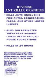 Revenge 45672 Ant Killer, Granular, 4 lb Jug