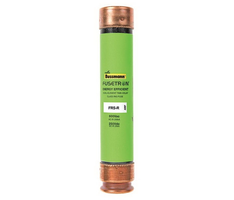 Bussmann FRS-R-30 Fuse, 30 A, 600 VAC, 300 VDC, 20, 200 kA Interrupt, Fiberglass Body, RK5