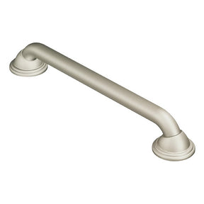 Moen Home Care Series LR8716D2BN Grab Bar, 16 in L Bar, 500 lb, Stainless Steel, Brushed Nickel, Screw