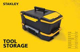 STANLEY 060864R Portable Folding Sawhorse, 1000 lb, 2-1/8 in W, 32 in H, 26-7/8 in D, Plastic