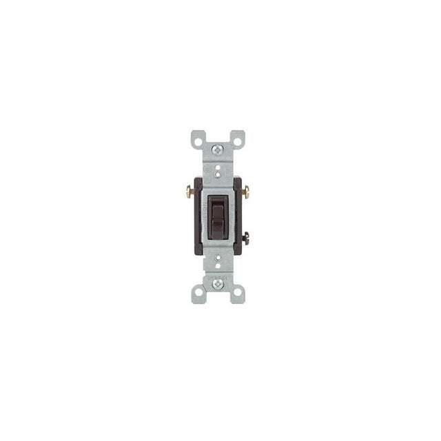 Leviton S00-01453-02S Toggle Switch, 15 A, 120 V, 3-Position, SPDT, Push-In Terminal, Thermoplastic Housing Material