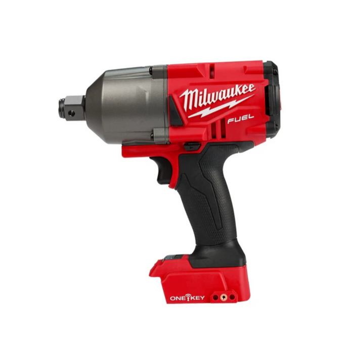 Red Milwaukee power tool on a white background