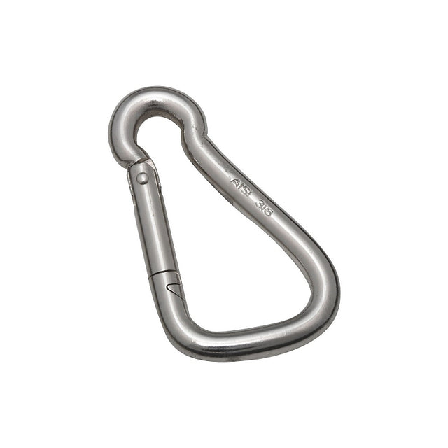National Hardware 3166BC Series N262-394 Spring Snap, 400 lb Working Load, Stainless Steel, Zinc-Plated