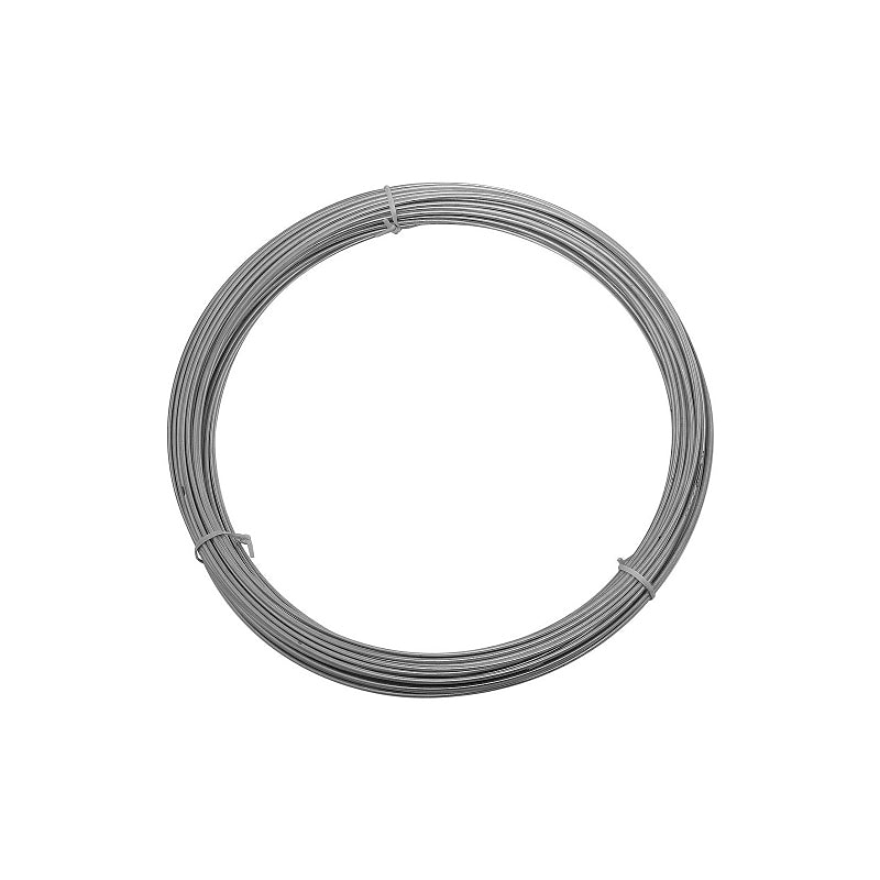 National Hardware 2568BC Series N266-981 Wire, 0.08 in Dia, 100 ft L, 14 ga, 150 lb Working Load, Galvanized Steel