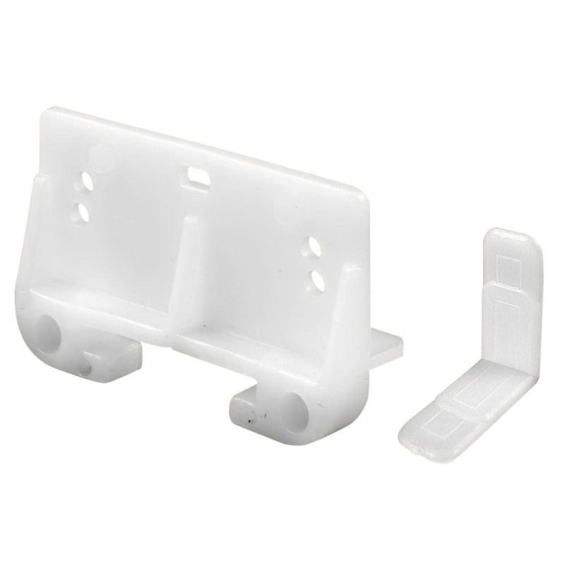 Prime-Line R 7128 Drawer Track Guide Kit, 2-1/2 in L x 1-5/16 in W Dimensions, For: 3/32 x 1-1/4 in Track, Plastic