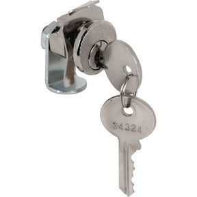 Defender Security S 4136 Mailbox Lock, 3/4 in W Dimensions, Tumbler Lock, Keyed Key, Nickel