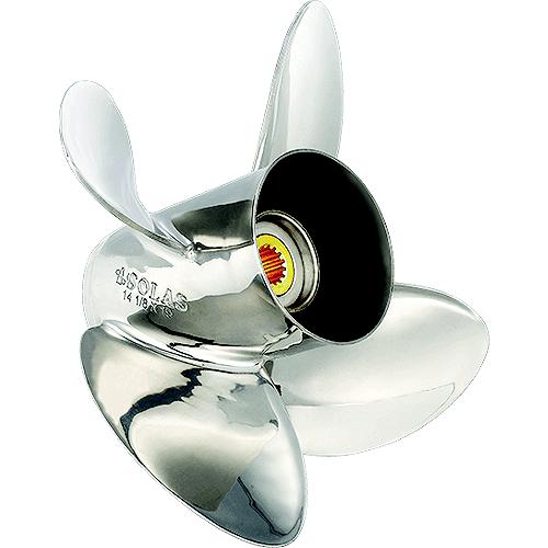 Solas 3453-130-17 HR Titan Stainless Steel 4-Blade Propeller For Yamaha
