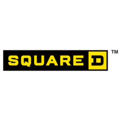 Square D logo on a white background