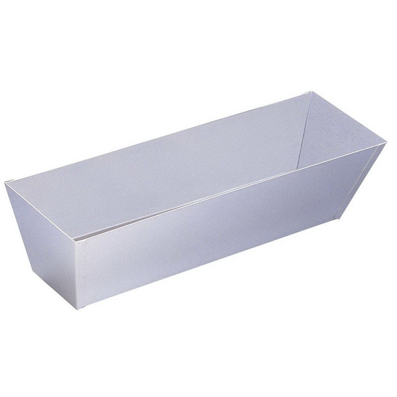 Wallboard Tool 23-003 Mud Pan, 14-1/2 in L, 5 in W, 14-1/2 in L Bottom, Stainless Steel