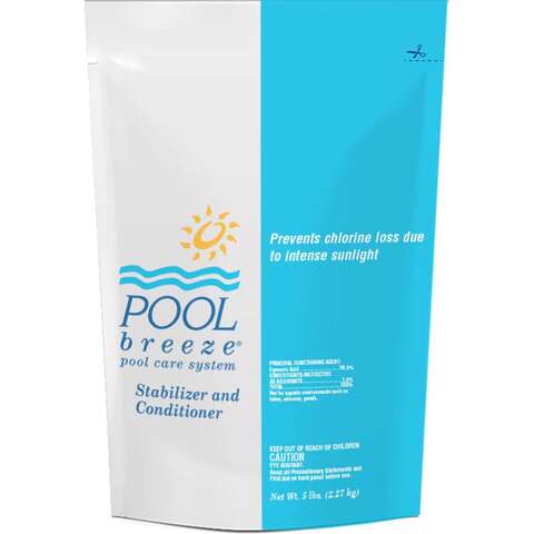 Pool Breeze Granule Stabilizer 5 lb, Pack of 8