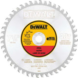 DeWalt 7-1/4 in. D X 5/8 in. Ferrous Metal Cutting Carbide Circular Saw Blade 48 teeth 1 pc
