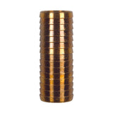 Campbell Red Brass Brown 1 in. Insert Couple