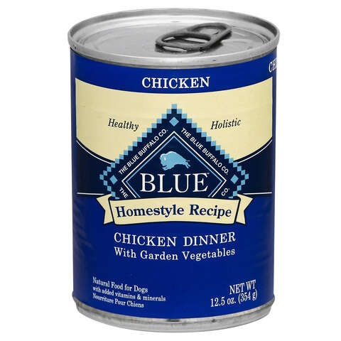 Blue Buffalo All Ages Chicken Dinner Wet Dog Food 12.5 oz, Pack of 12