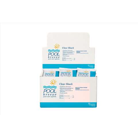 Pool Breeze Pool Care System Granule Shock 1 lb, Pack of 24