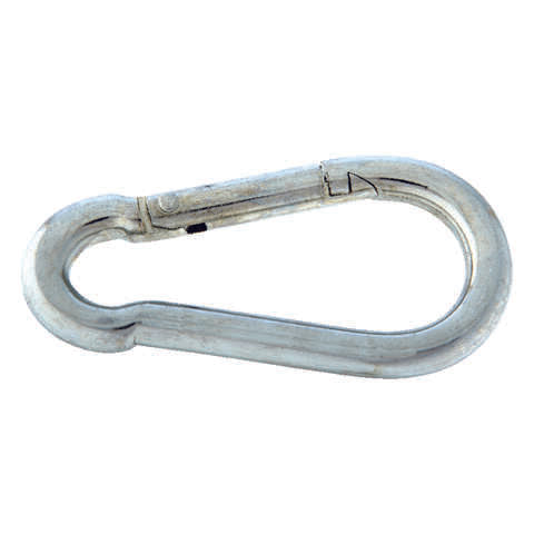 Campbell Zinc-Plated Steel Spring Snap 200 lb. cap. 3.22 in. L, Pack of 10