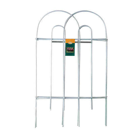 Panacea 8 ft. L X 32 in. H PVC White Garden Fence, Pack of 10
