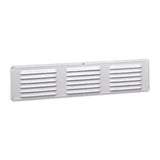 Air Vent 4 in. H X 16 in. L White Aluminum Undereave Vent, Pack of 24