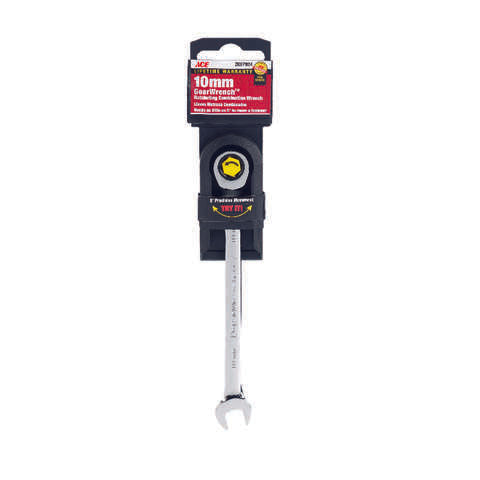 Ace Pro Series GearWrench 10 mm X 10 mm Metric Combination Wrench 6.26 in. L 1 pc
