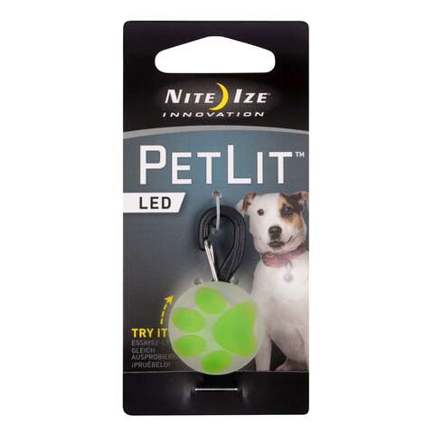 Nite Ize PetLit Green Plastic PetLit Ball and Collar Light