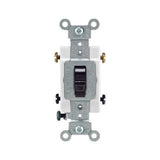 Leviton Commercial 20 amps Toggle Switch Brown 1 pk