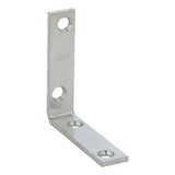 Ace 2-1/2 in. H X 5/8 in. W X 2-1/2 in. D Zinc Inside L Corner Brace, Pack of 25